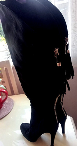 Fabulous over knee faux suede - over,