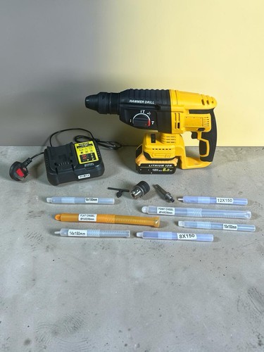 18v cordless sds rotary - 18v,