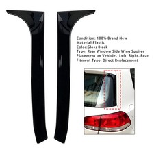 Pair of side spoilers for rear