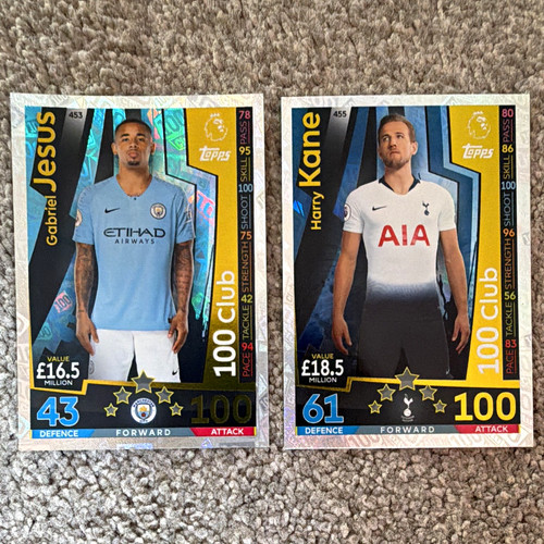 Topps match attax 100 - match, club