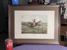 HORSE RIDING Antique 1850