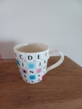 Wild & Wolf Scrabble Mug 2010 Board Game Design Dishwasher Microwave Safe