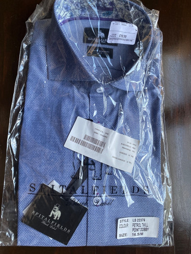 Spitalfields shirt mens m - 16.5,