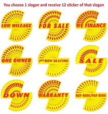 Vinyl Slogan Stickers 12Pack