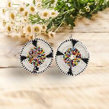 Traditional Beaded African Earrings/Maasai Beaded Earrings/Birthday Gift