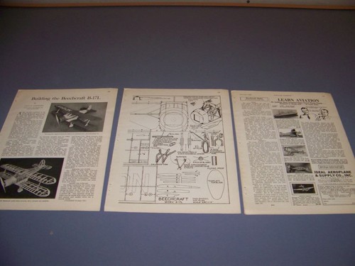 Vintage beechcraft 17l r c - vintage..beechcraft, b-17l..r/c