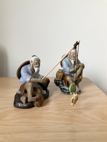 Vintage chinese fisherman - x,