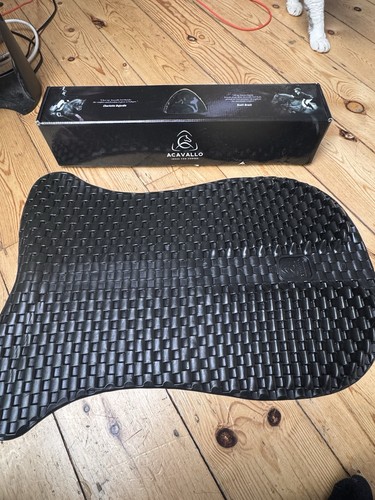 Acavallo black gel saddle - black,