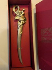 Tudor Christmas Cherub Letter Opener. Past Times New In Box