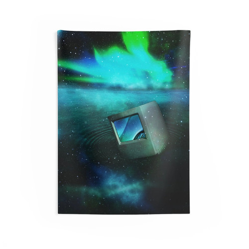 Electric water art tapestry - electric,