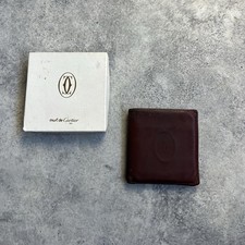 Cartier Vintage Wine Red Wallet