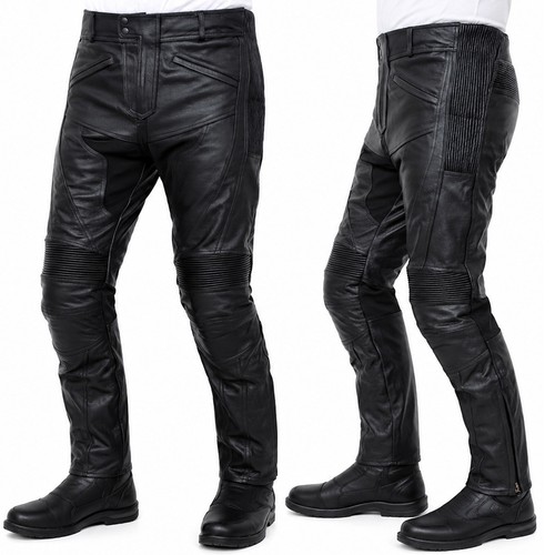 Mens leather motorcycle - leather,