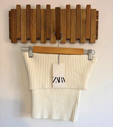 Zara white cream ribbed - white/cream, knit