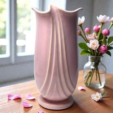 Large Weller Pink Vase Art