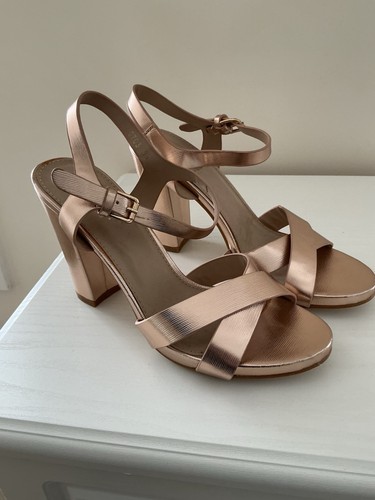 Party rose gold shoes new - gold,