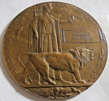 DEATH PLAQUE MACHINE GUN CORPS