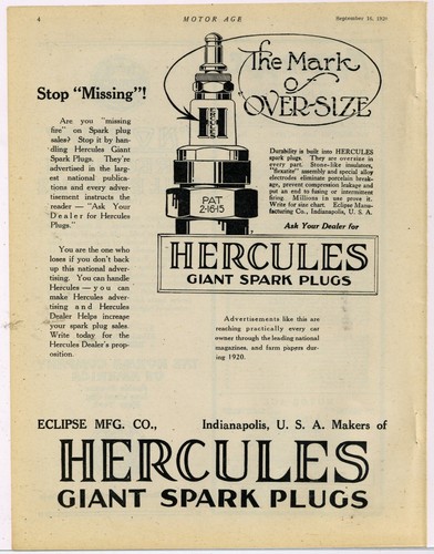 1920 eclipse manufacturing - eclipse, co