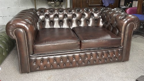 Antique brown leather - antique,