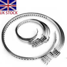 Set of 10 Universal CV Boot Clips Kit Stainless Steel  Axle CV Joint Crimp Clamp