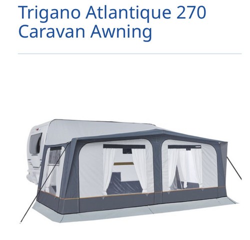 Trigano poled caravan awning - caravan,