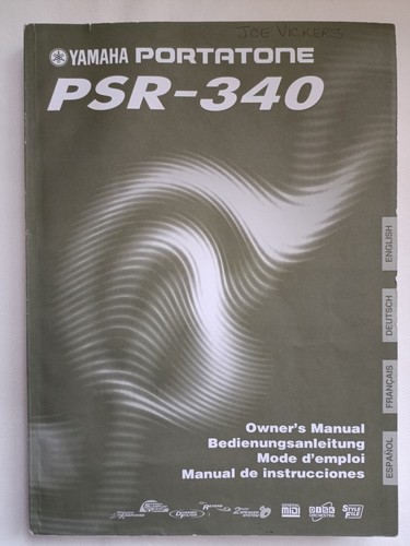 Yamaha psr 340 portatone - psr,