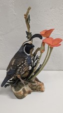California Quail with California Poppies - Country Artists - US Import - Rare