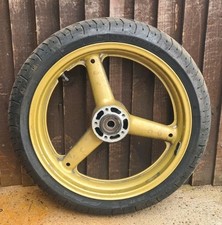 1996 SUZUKI GSF 1200 BANDIT MK1 GV75A front wheel & tyre 3mm #10