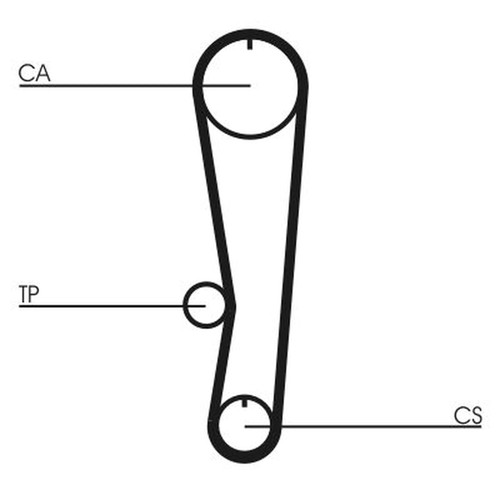 Continental ctam timing belt - continental,