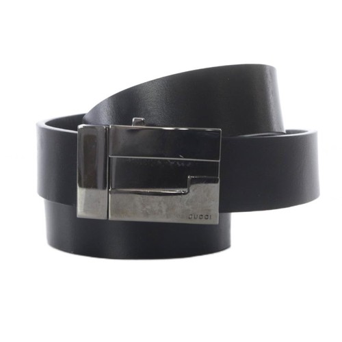 Gucci belt leather black - leather,