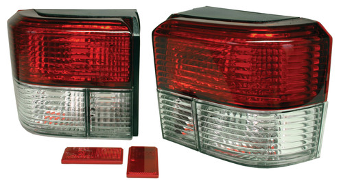 Rear light set crystal clear - set,