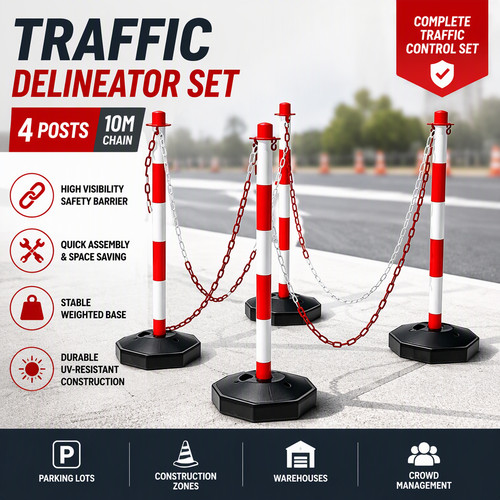 4pcs traffic safety barrier - 4pcs,