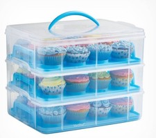 3 tier cupcake carrier Three