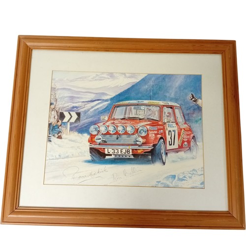 Framed mini cooper rally - cooper,