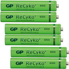 6 x AAA Rechargeable batteries  650mAh NiMh For Philips SBC HB550S Head phones
