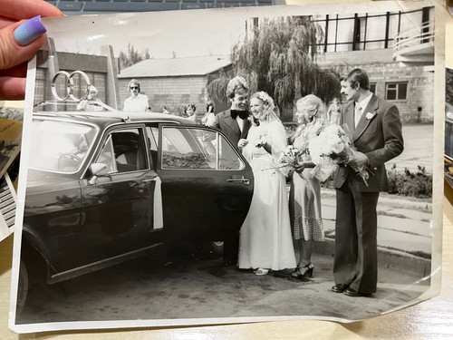 1970s bride groom wedding - 1970s,
