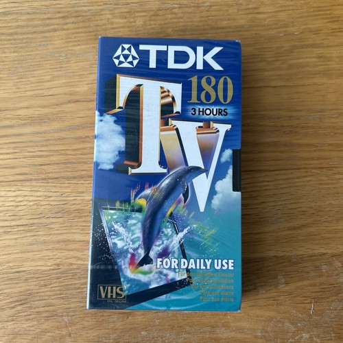 Tdk 180tved blank vhs video - e-180tved,