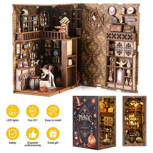 Diy wooden book nook kit - diy,