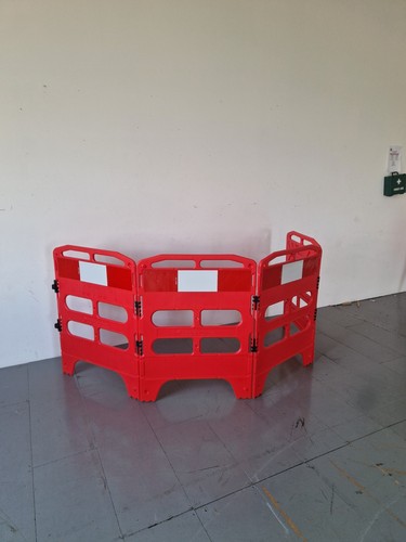 Road work barrier - work,
