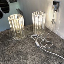 Pair gorgeous crystal - a, and