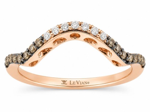 Vian 14k rose gold band - 14k,