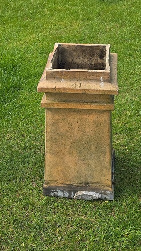 Victorian chimney pot garden