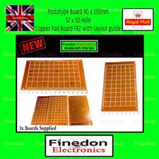 3pcs Prototype Board 90 x 150mm 32 x 50 hole copper pad board FR2