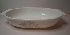 Vintage Pyrex Blue Iris