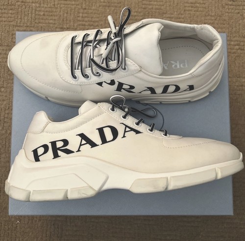 Prada women white leather - prada, women's