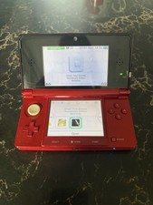 Nintendo 3ds Red Handheld Game
