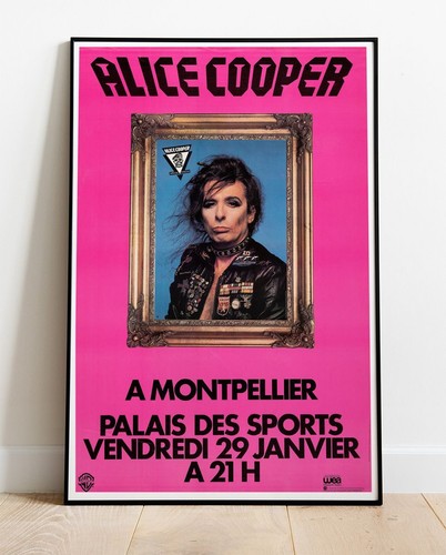 Alice cooper 1982 tour - cooper, poster