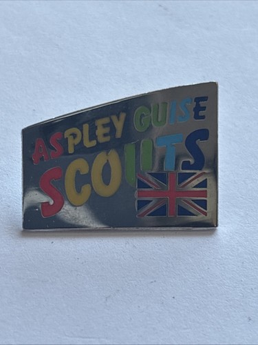 Scout metal badge - scout, aspley
