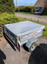 Erde 122 Small Trailer with Cover – Ideal for Tip Runs / Garden Use – Stafford