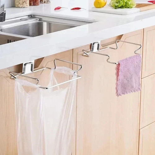 Kitchen cabinet door trash bag - cabinet,