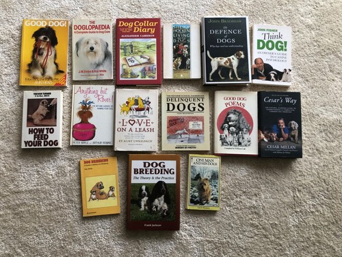 Dog books job lot - dog,